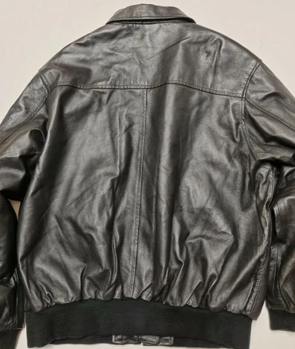 Pelle Pelle Shiny Black Leather Jacket view 2