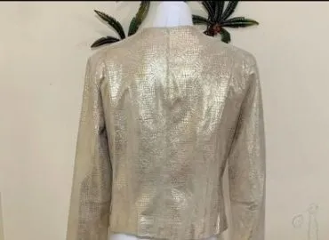 Pelle Pelle Soft Leather Gold Jacket view 2