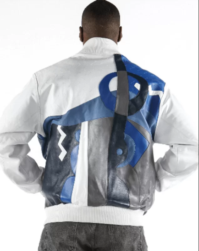 Pelle Pelle White Plush Picasso Jacket view 2