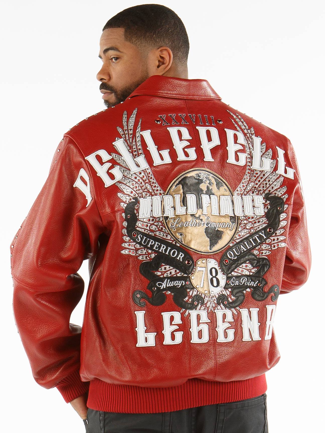 Pelle Pelle World Famous Legend Red Jacket