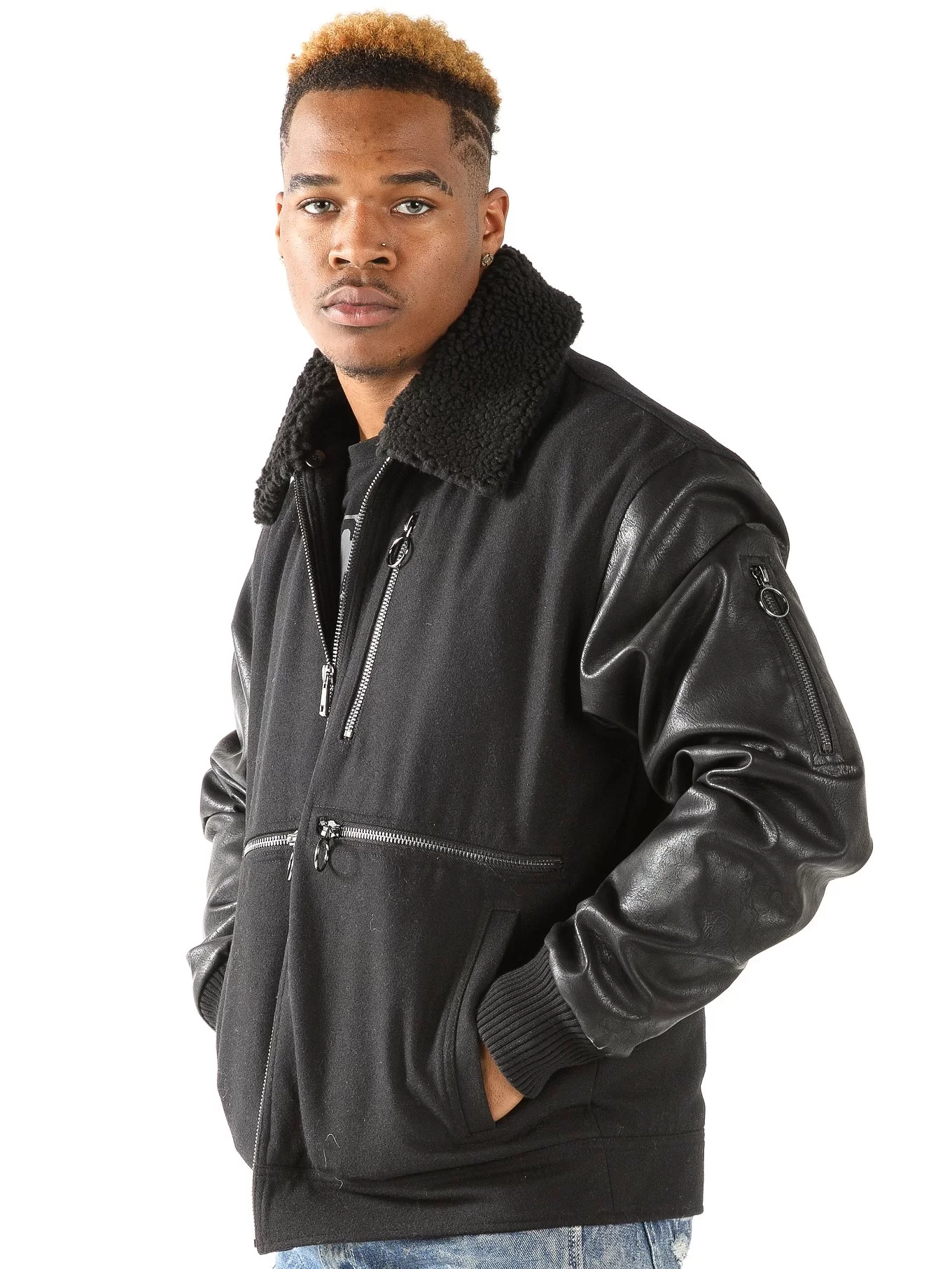 Pelle Pelle Zipper Leather Jacket view 3