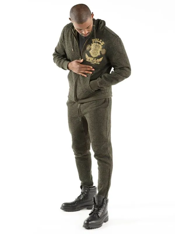Pelle Pelle Mens Fortune Olive Tracksuit view 2