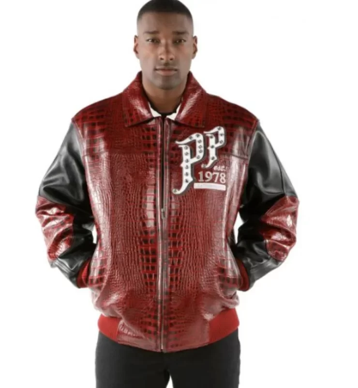 Pelle Pelle Mens Pioneer Ruby Leather Jacket view 2