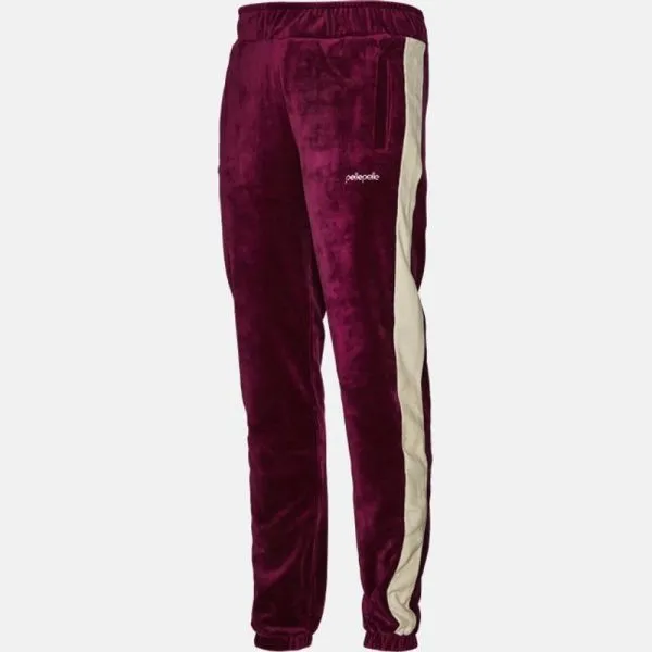 Pelle Pelle Mens Red Velvet Tracksuit view 2