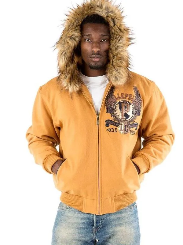 Pelle Pelle Mens 1978 Hooded Jacket view 2