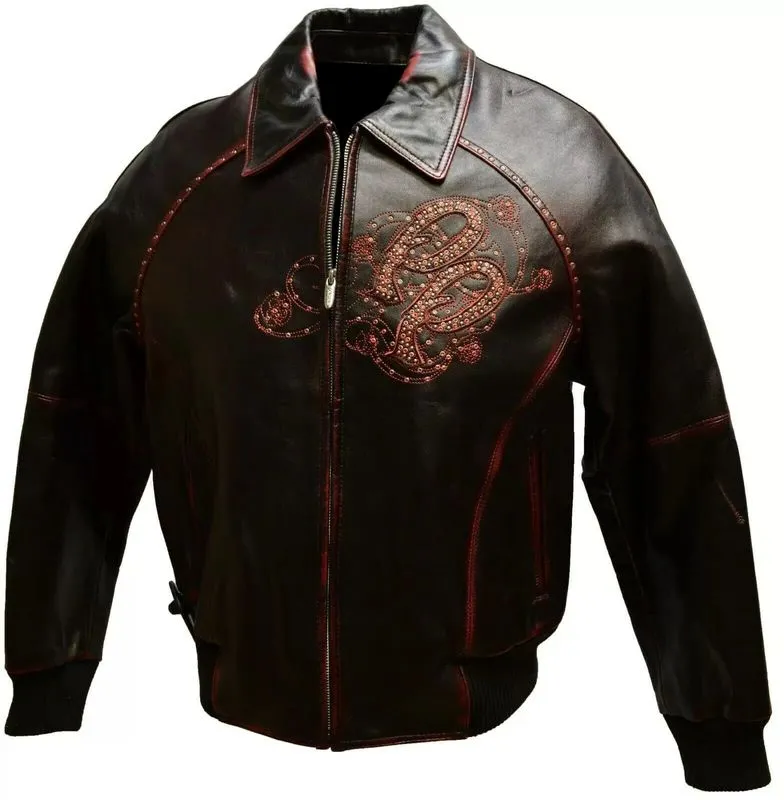 Pelle Pelle Mens Brown Leather Jacket view 2