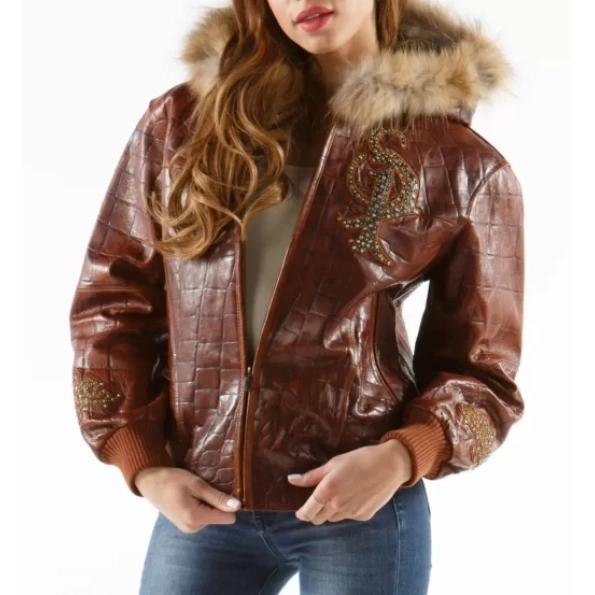 Pelle Pelle Brown Leather Studded Jacket view 2