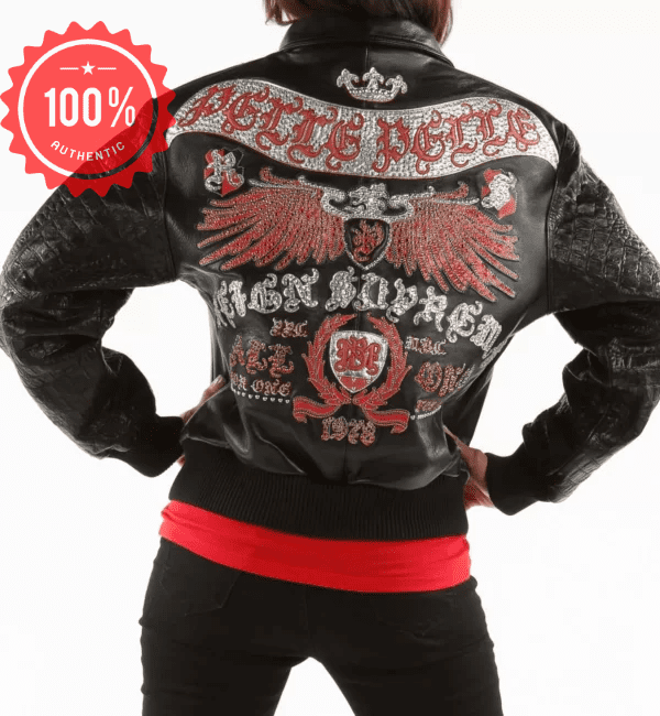 Pelle Pelle Black Studded Leather Jacket