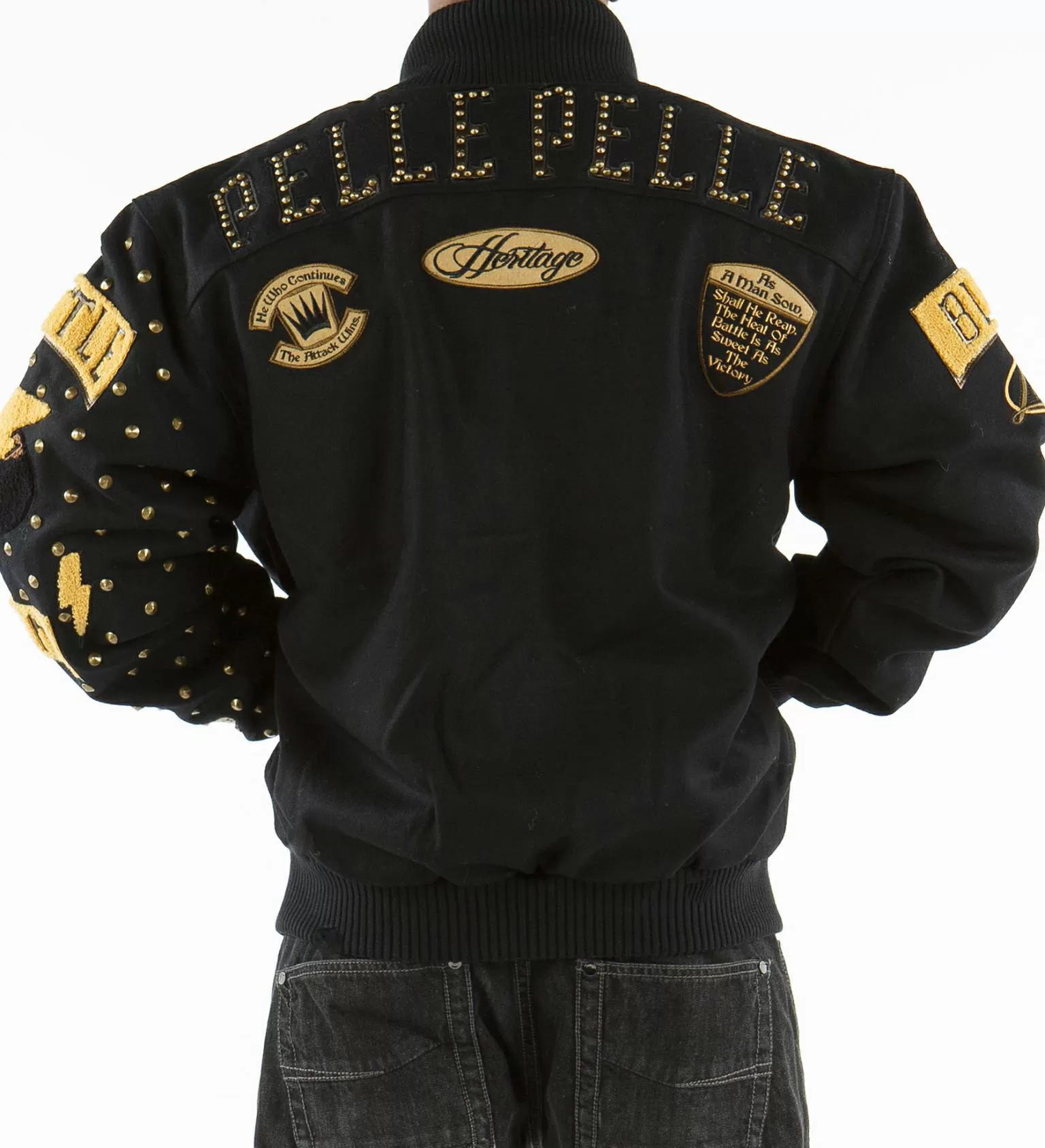 Pelle Pelle Black Heritage Wool Jacket view 2