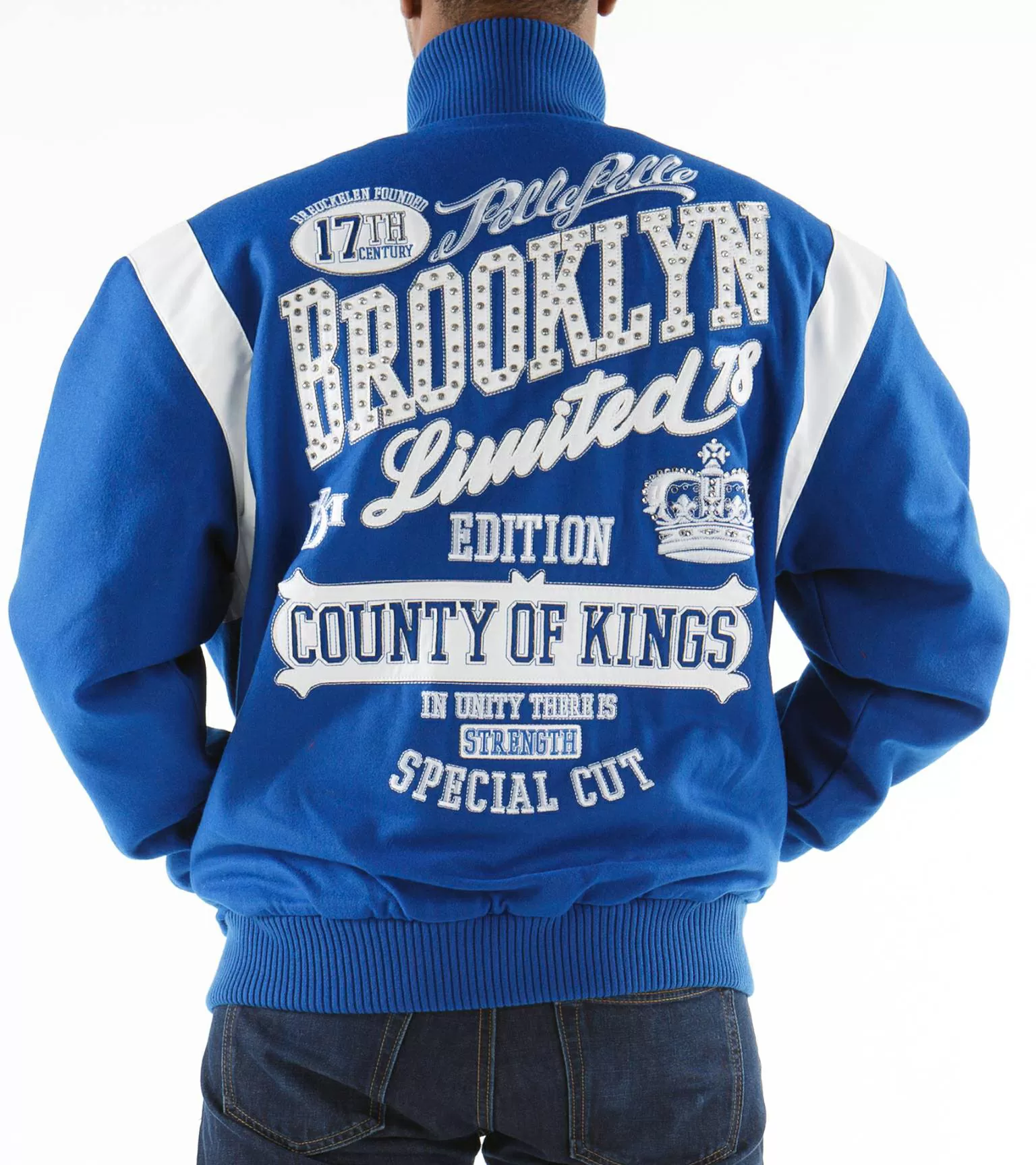 Pelle Pelle Blue Brooklyn Cut Jacket