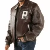 Pelle Pelle's Brown Studded Legend Jacket view 2