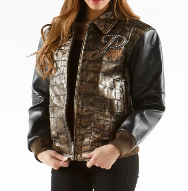 Pelle Pelle Brown Studded Jacket view 2