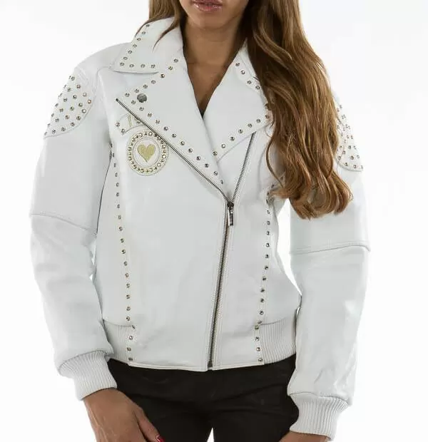 Pelle Pelle Rebel White Leather Jacket view 2