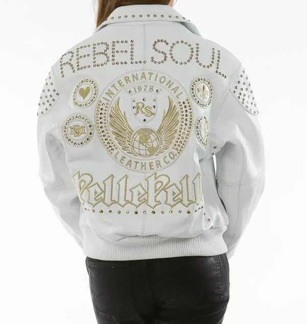 Pelle Pelle Rebel White Leather Jacket