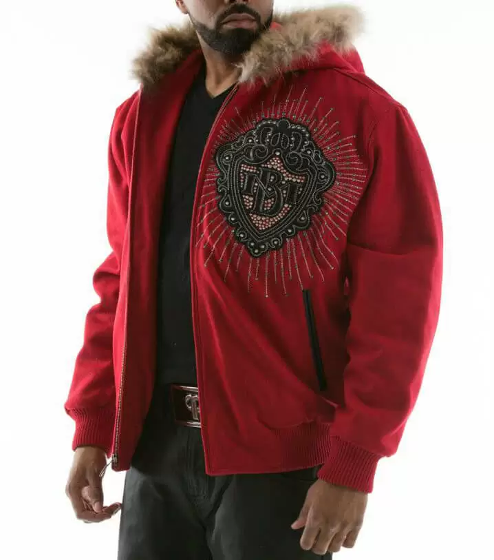 Pelle Pelle Red Hood Jacket view 2