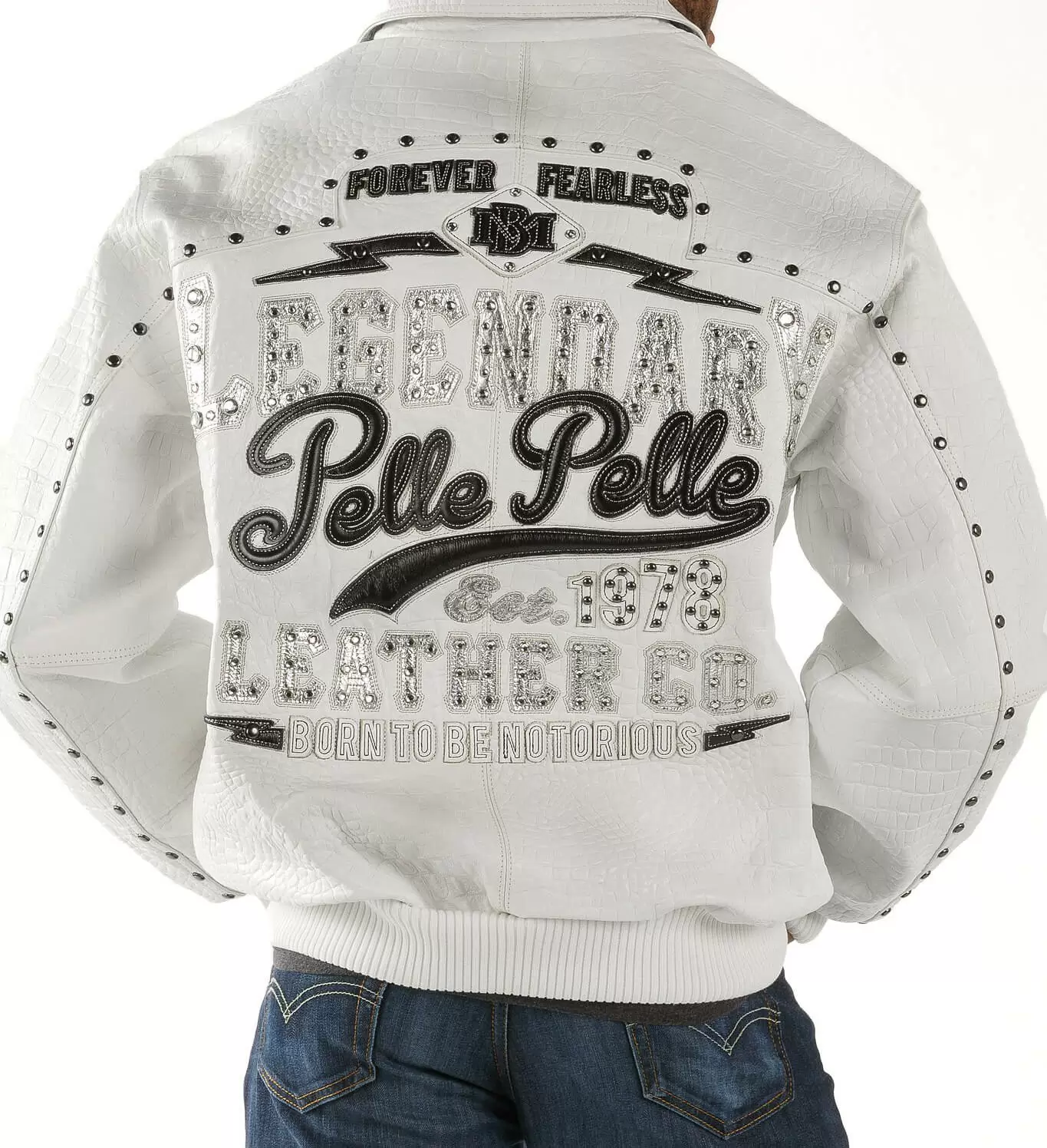 Pelle Pelle White Legendary Zipper Leather Jacket view 2