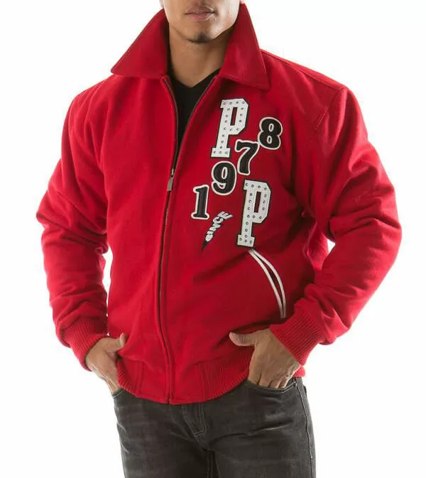 Red Pelle Pelle Tiger Wool Jacket view 2