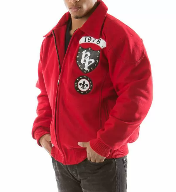 Red Pelle Pelle Rebel 1978 Wool Jacket view 2
