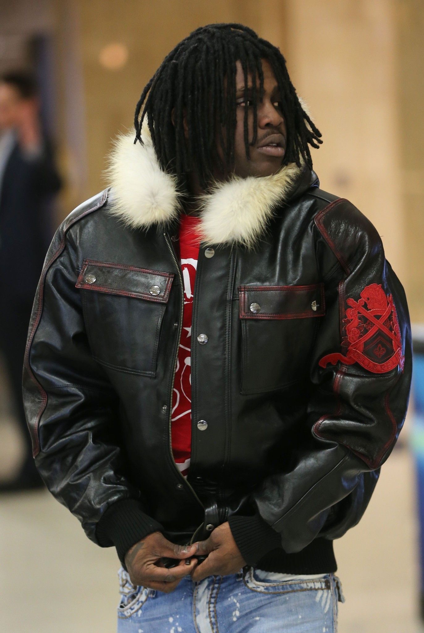 Pelle Pelle Chief Keef Black Leather Jacket view 2