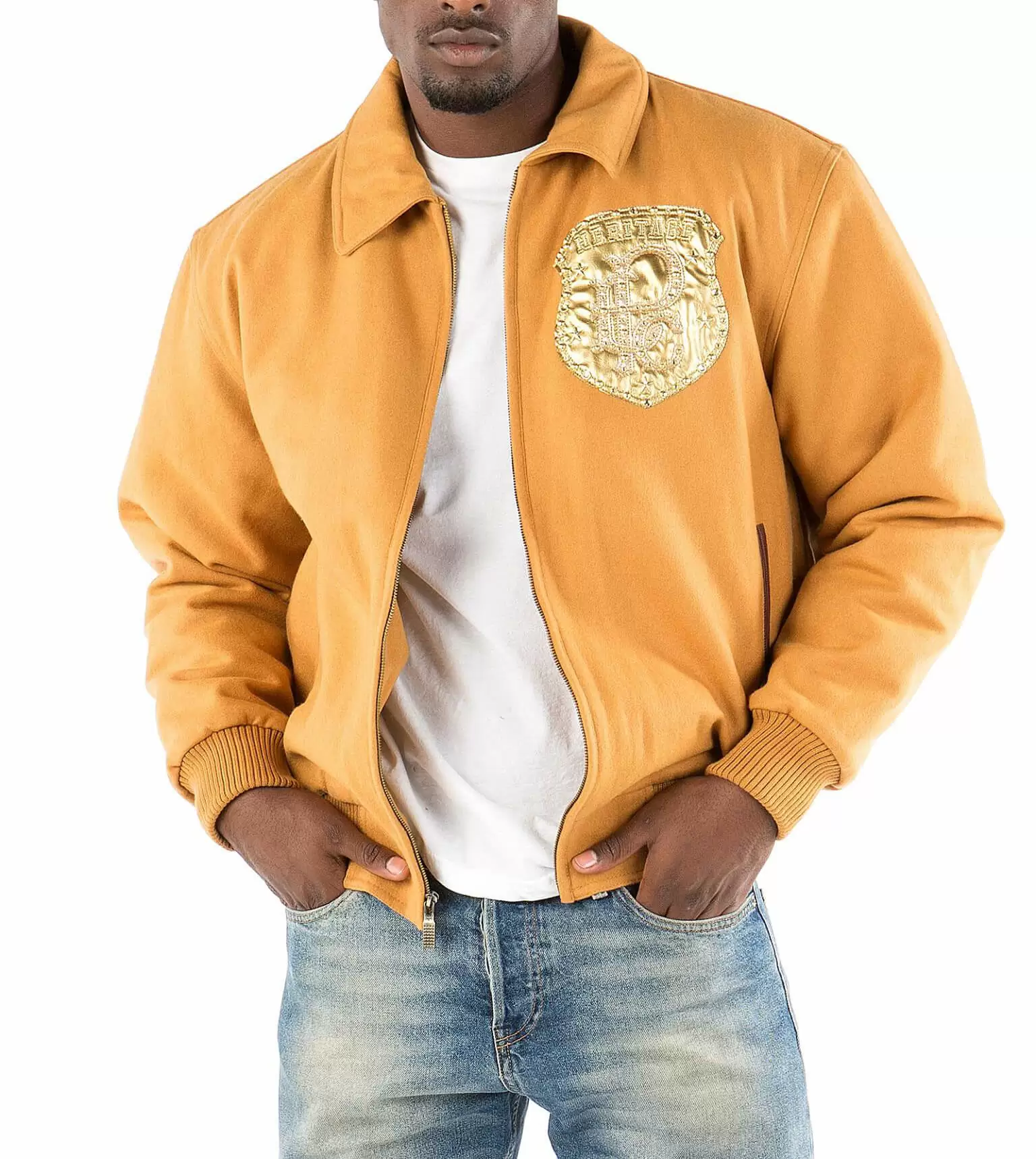 Yellow Pelle Pelle Heritage Wool Jacket view 2