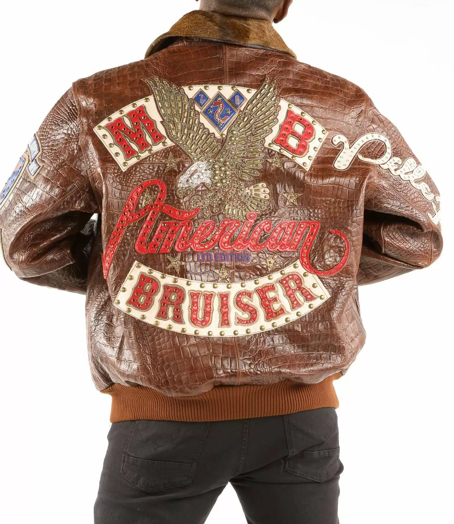 Pelle Pelle DarkBrown Bruiser Leather Jacket view 2