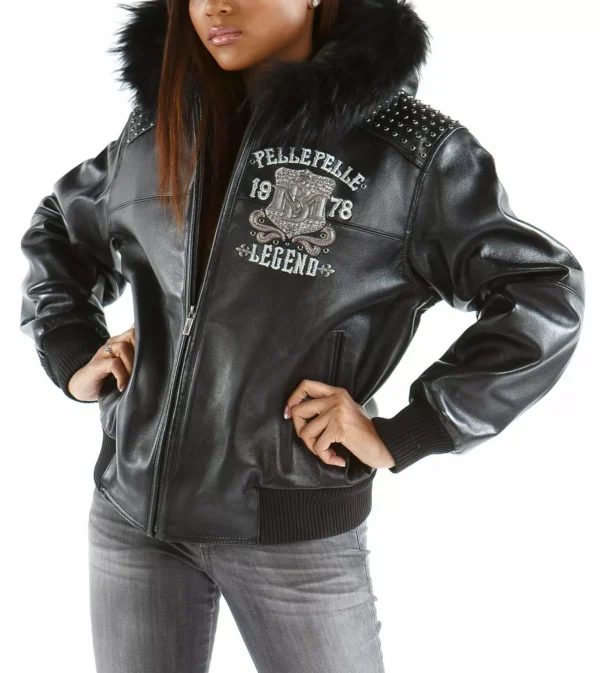 Pelle Pelle Black Live Like a Queen Jacket view 2