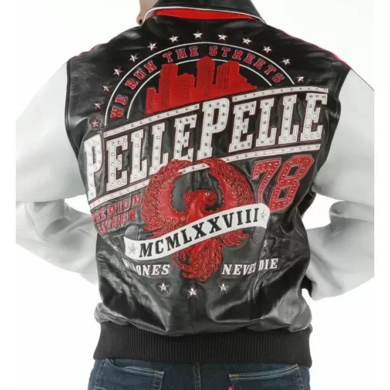 Black Pelle Pelle Leather Studded Jacket view 2