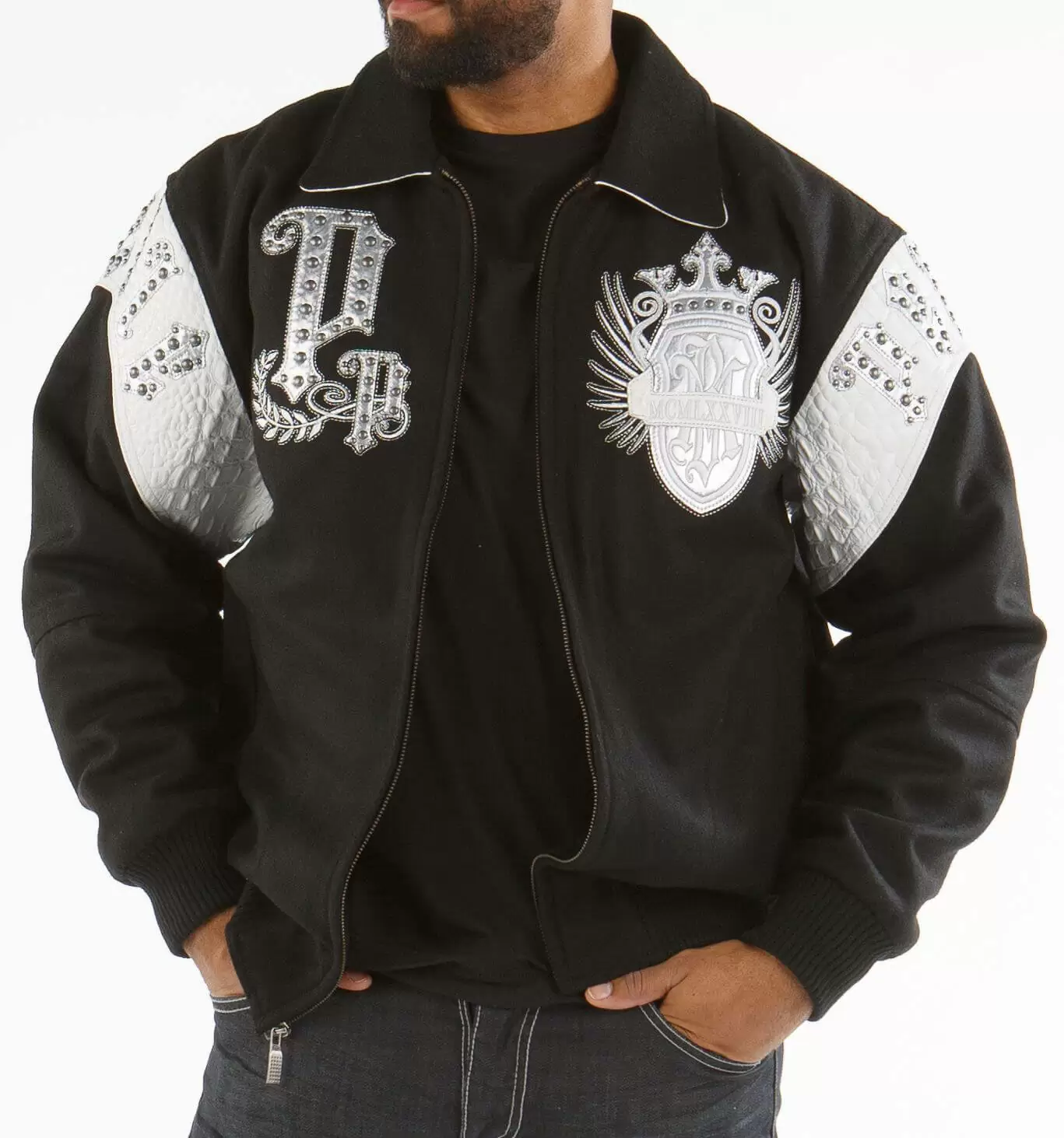 Black White Pelle Pelle Empire Jacket view 2