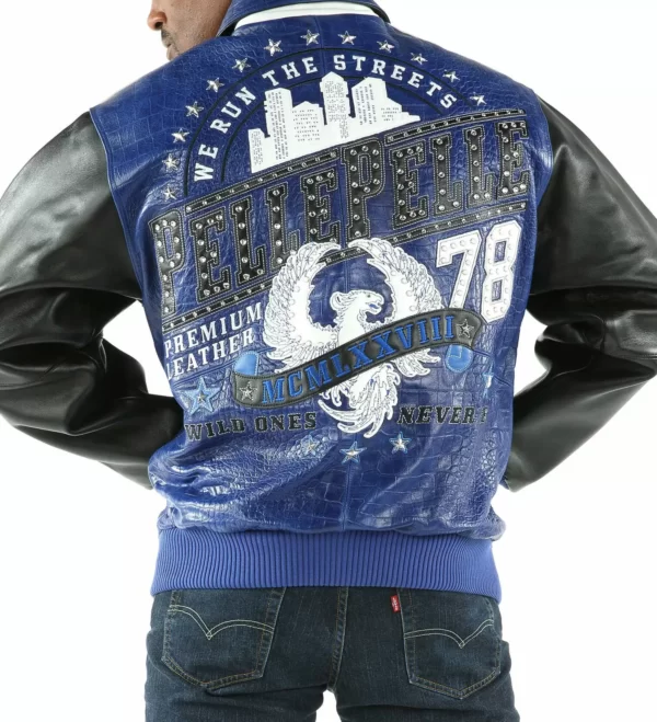 Pelle Pelle Blue Wild Ones Leather Jacket