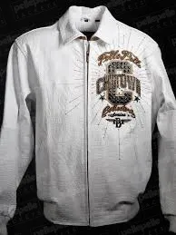 Pelle Pelle Chi-Town White Leather Jacket view 2