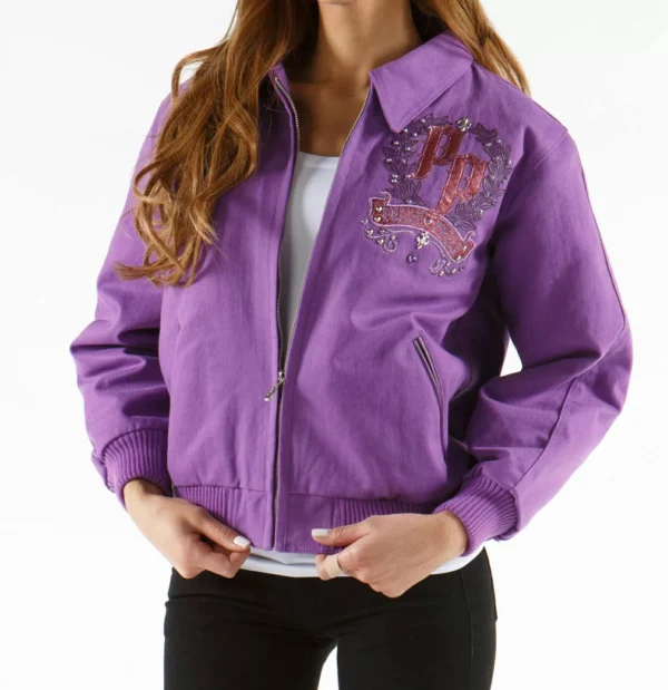 Pelle Pelle Queen Purple Wool Jacket view 2