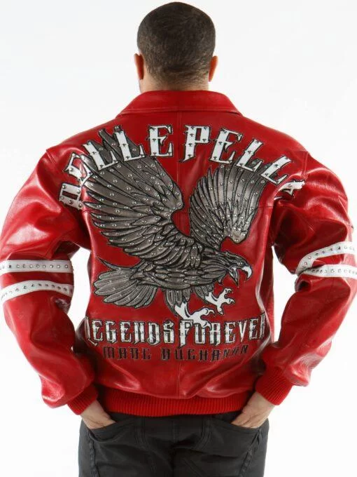 Red Pelle Pelle Legends Forever Jacket