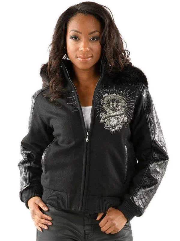 Bold Pelle Pelle Womens Dynasty Black Jacket view 2