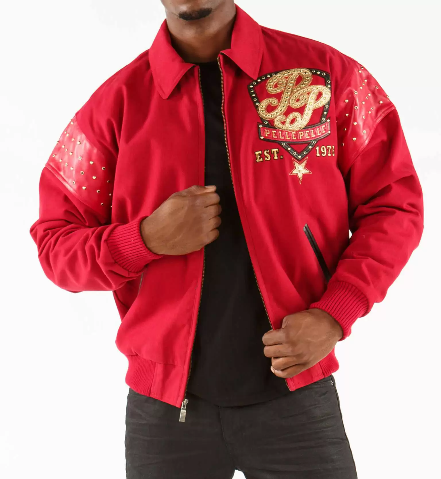 Pelle Pelle Red King 1978 Wool Jacket view 2