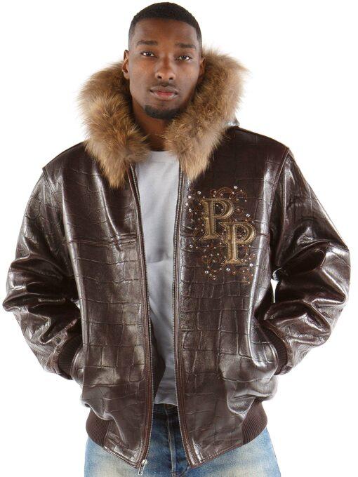 Shoulder Crest Pelle Pelle Leather Jacket