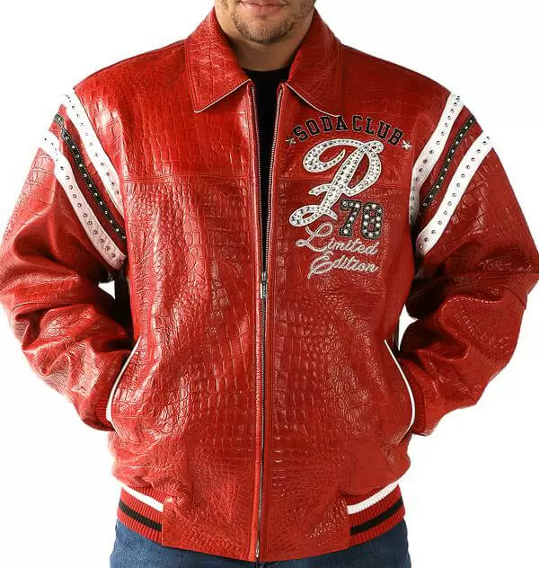 Pelle Pelle Red Soda Club Studded Jacket view 2