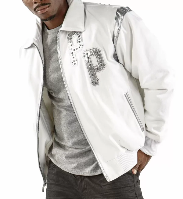 Pelle Pelle White Street King Wool Jacket view 2