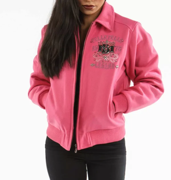 Pelle Pelle Pink Die Like a Legend Jacket view 2