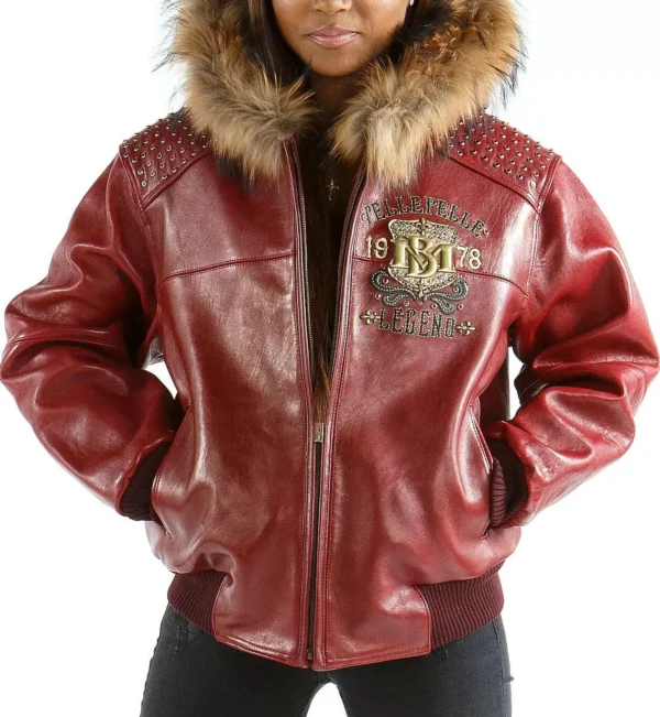 Pelle Pelle Red Die Like a Legend Jacket view 2