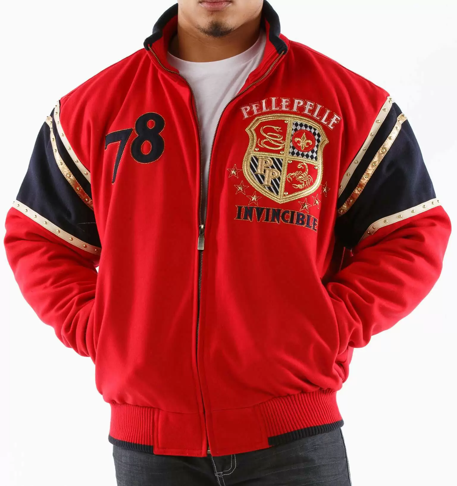 Pelle Pelle Red Invincible Wool Jacket view 2