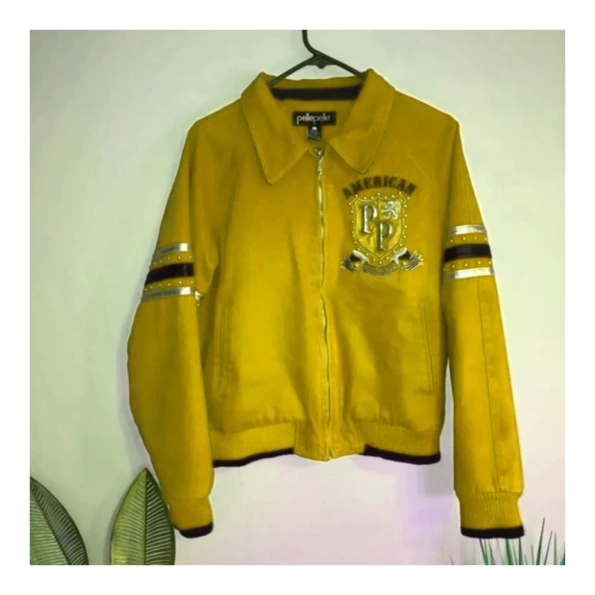 Pelle Pelle American Yellow Wool Jacket view 2