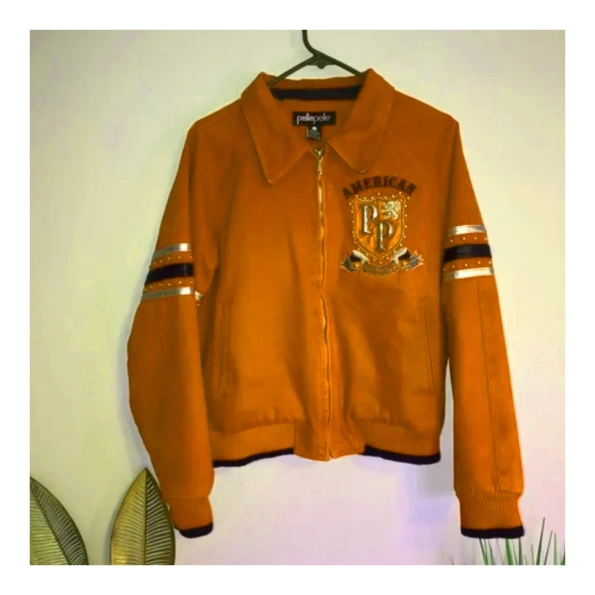 Pelle Pelle American Brown Wool Jacket view 2