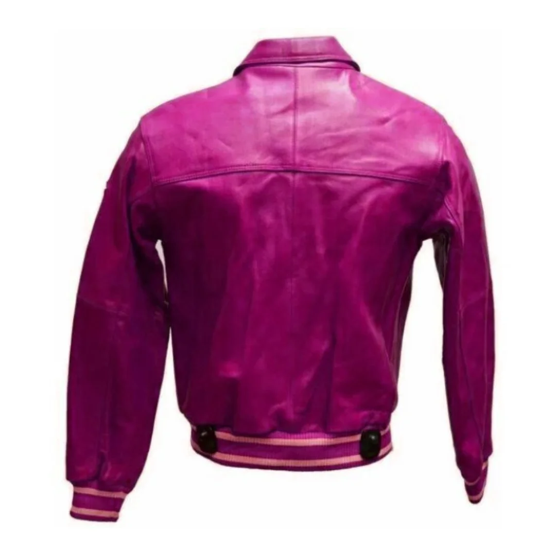Pelle Pelle Star 1978 Pink Leather Jacket view 2