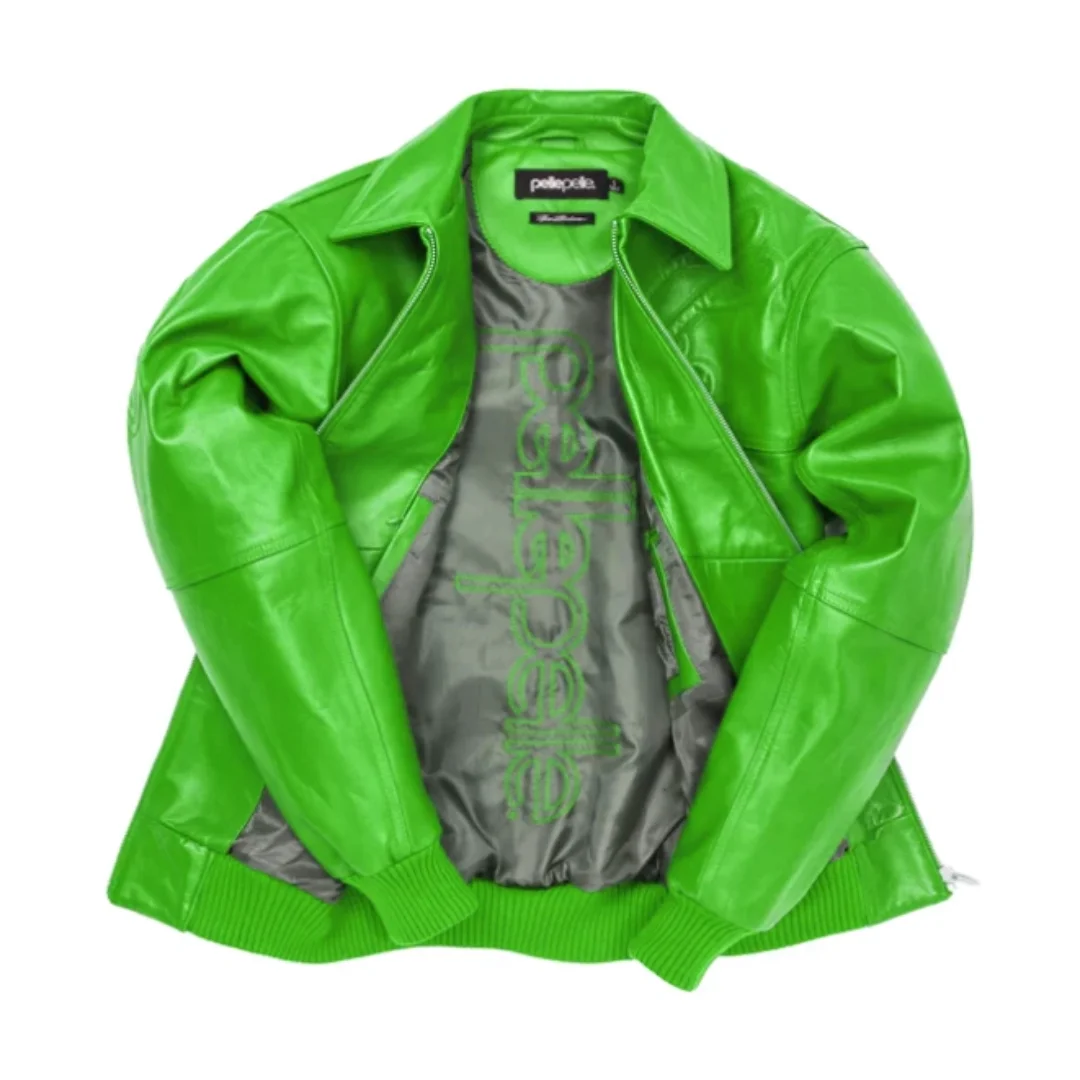 Pelle Pelle Puff Plush Green Jacket view 2