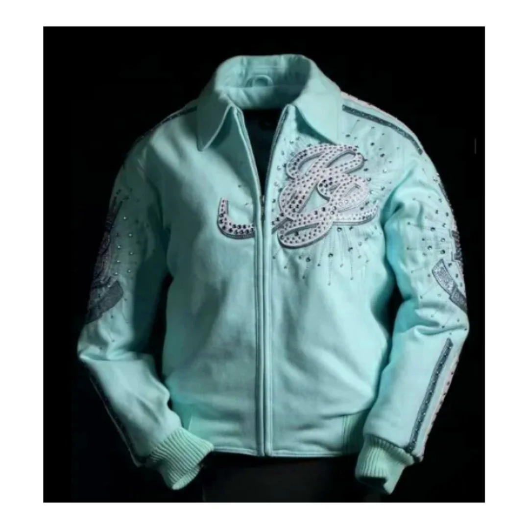 Pelle Pelle 35th Anniversary Cyan Wool Jacket view 2