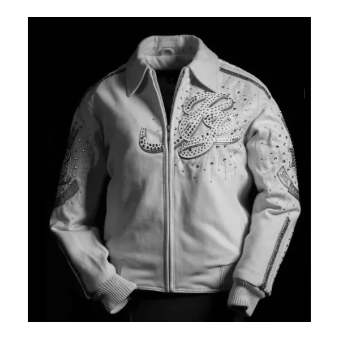 35th Anniversary Pelle Pelle White Jacket view 2