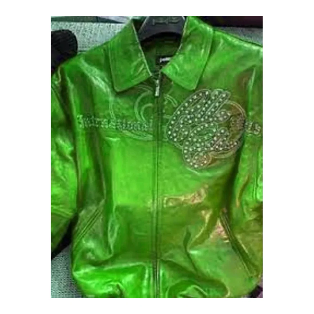 Pelle Pelle Green Anniversary Leather Jacket view 2