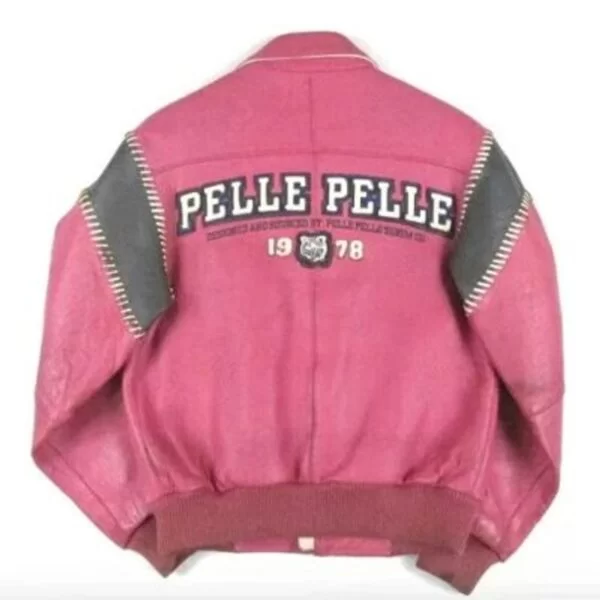 Bold 1978 Pink Pelle Pelle Leather Jacket