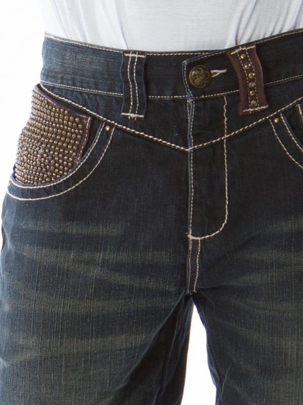 Exclusive  Pelle Pelle Black Jeans Pent view 2