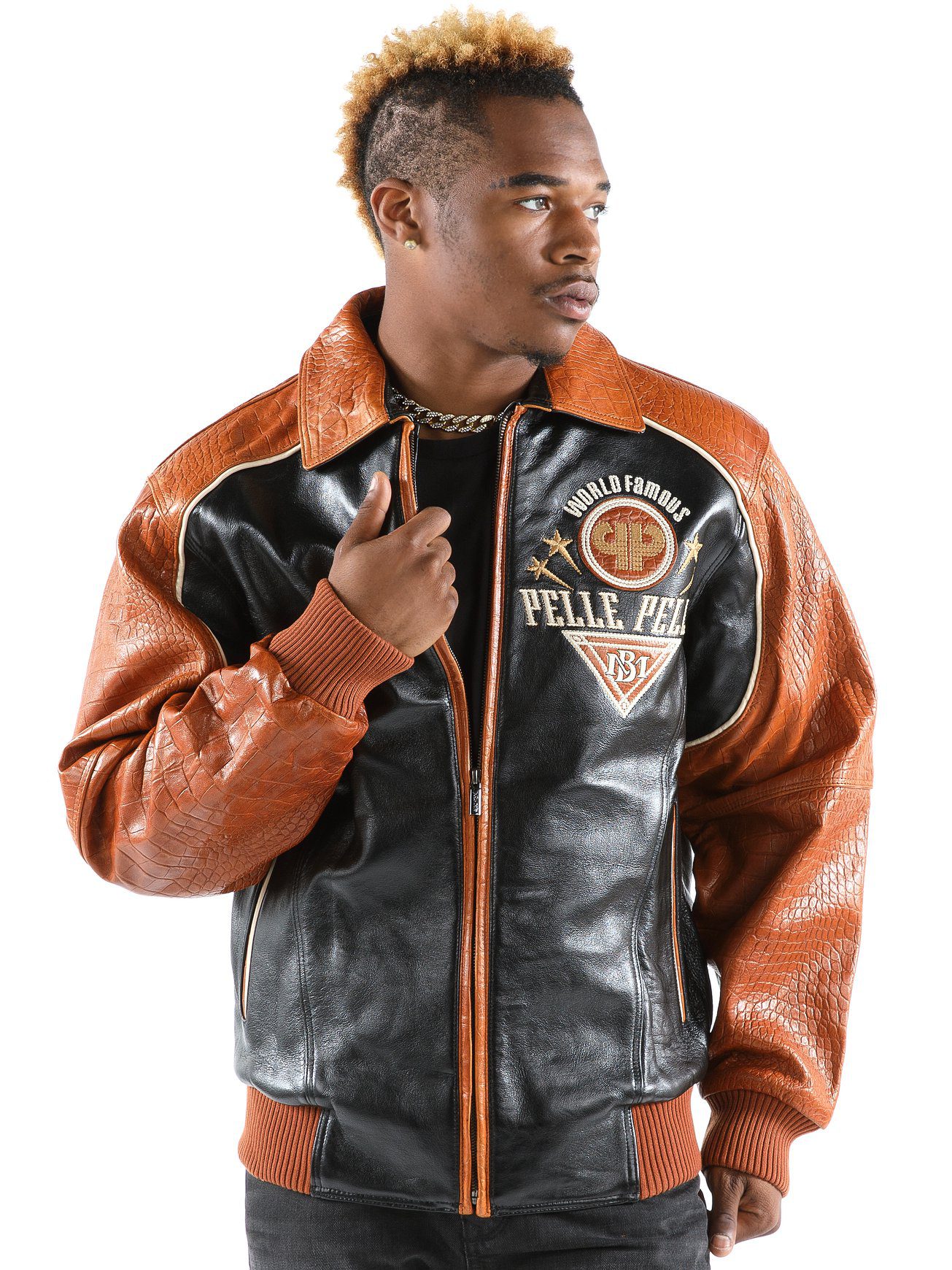 Brown Pelle Pelle MB World Famous Jacket view 2